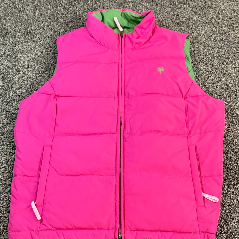 Lilly Pulitzer Pink and Green Vest